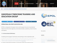 Tablet Screenshot of ecteg.eu